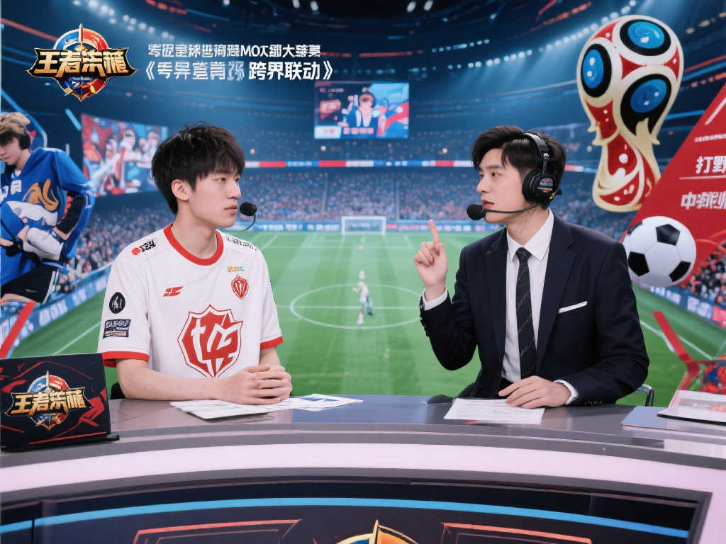 王者荣耀顶尖选手跨界解说世界杯，掀起全新热潮